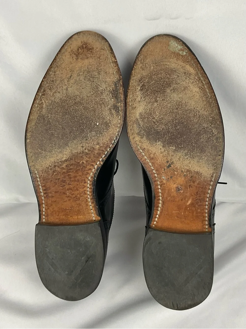 Allen Edmonds Black Leather Dress Shoes Cap Toe Sanford Oxford  Sz 10.5 D